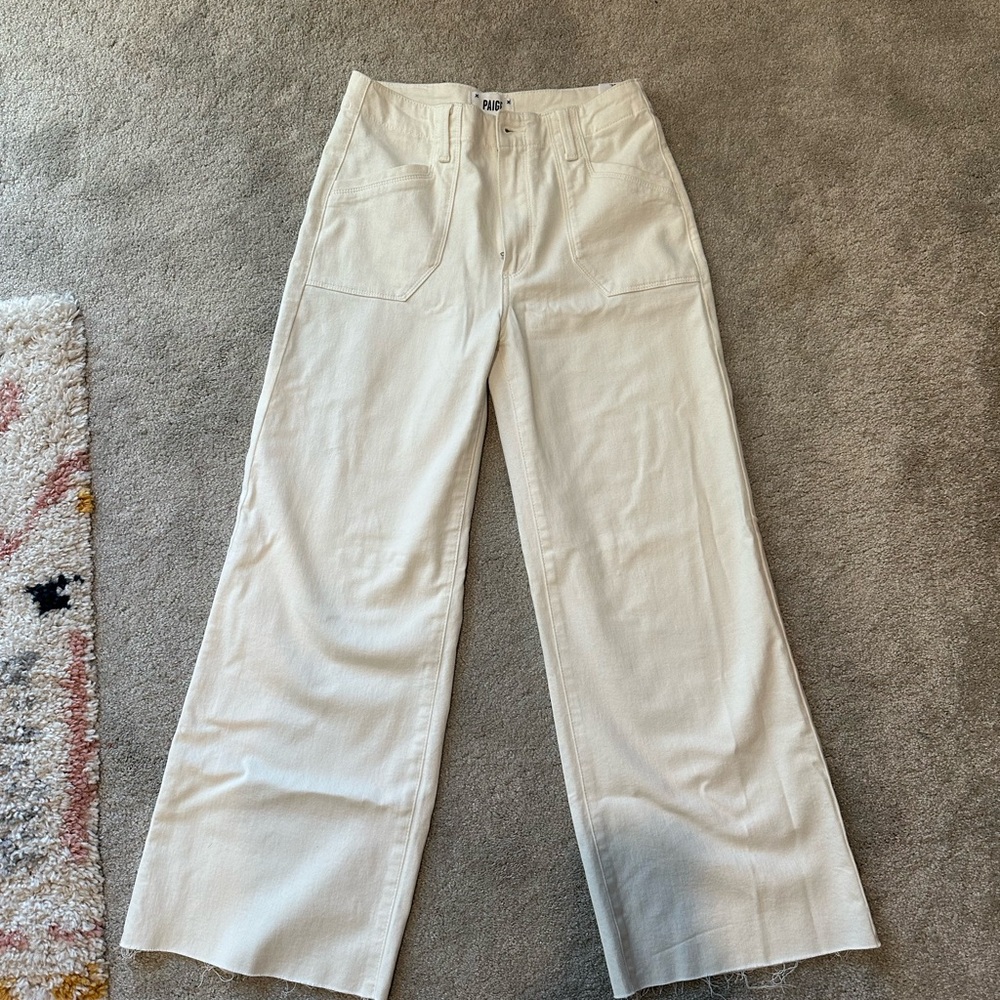 Paige Anessa Welt Patch Pockets Raw Hem